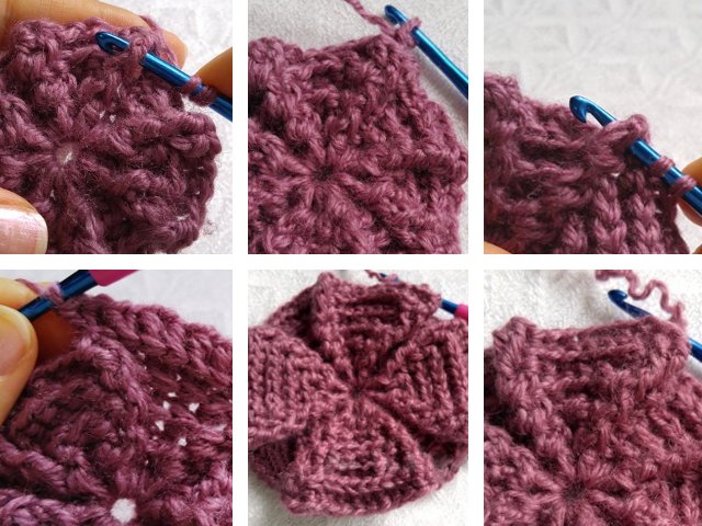 How to crochet motifs