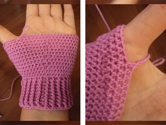 How to crochet gloves?