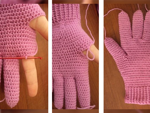 How to crochet gloves?