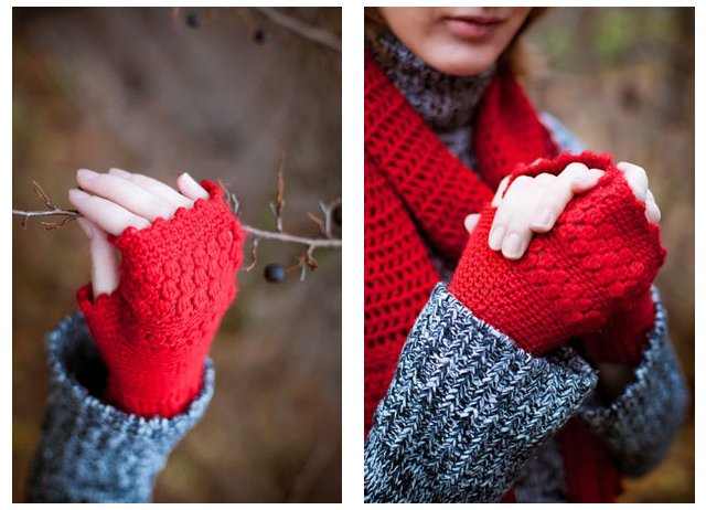 How to crochet gloves?