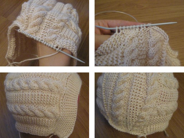 How to knit a hat cap with knitting needles: diagram and description