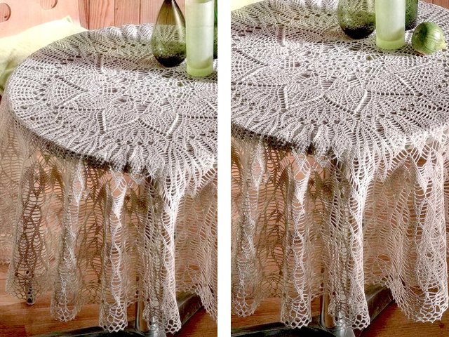 Crochet tablecloths