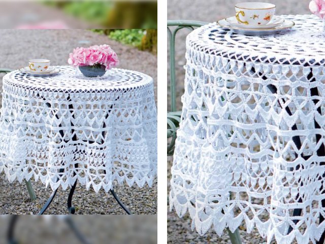 Crochet tablecloths