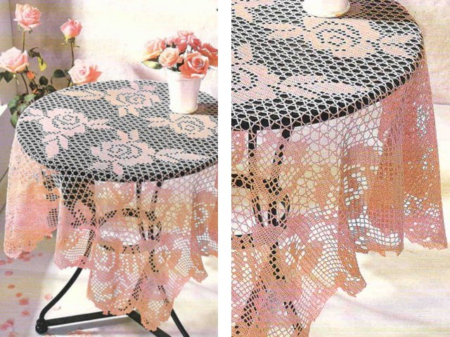 Crochet tablecloths