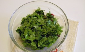 Sorrel salad