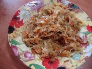 Chicken pie with vegetables in a slow cooker