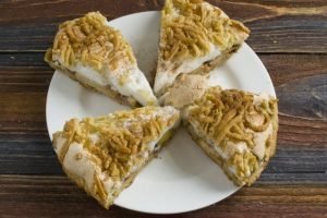 Shortbread Apple Pie with Meringue