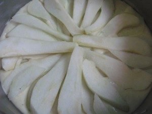 Vanilla Cake with Pears