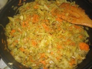 Kabuskadzhin - Ossetian pie with cabbage and cheese