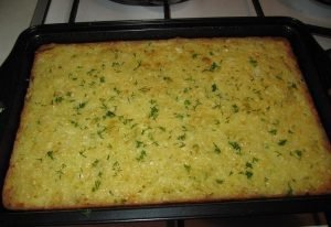 Semolina Cabbage Pie