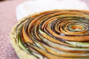 Pie with carrots and zucchini