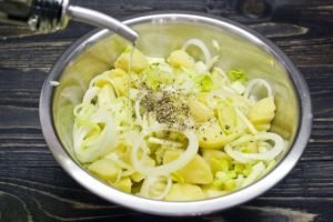 Potato Salad with Celery and Apple