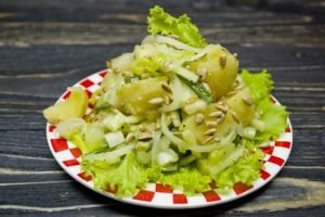 Potato Salad with Celery and Apple