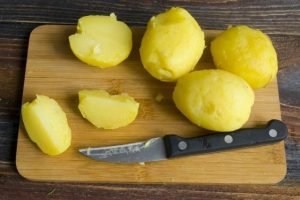 Lenten salad with potatoes