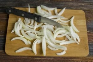 Lenten salad with potatoes