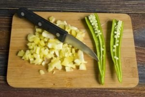 Lenten salad with potatoes