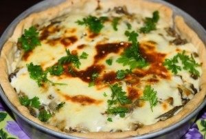 Oyster mushroom pie