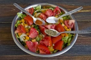 Lentil and Cheese Salad