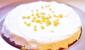 Creamy Cheesecake with Ginger and Cheese