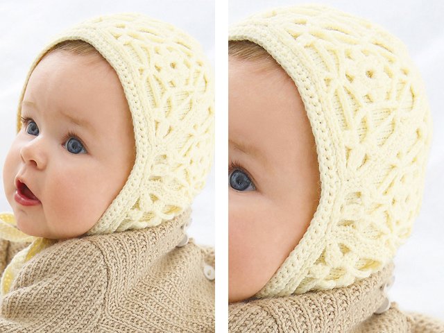 Knitting cap for newborn