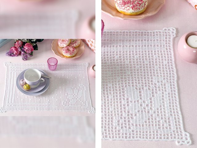 Crocheted napkins