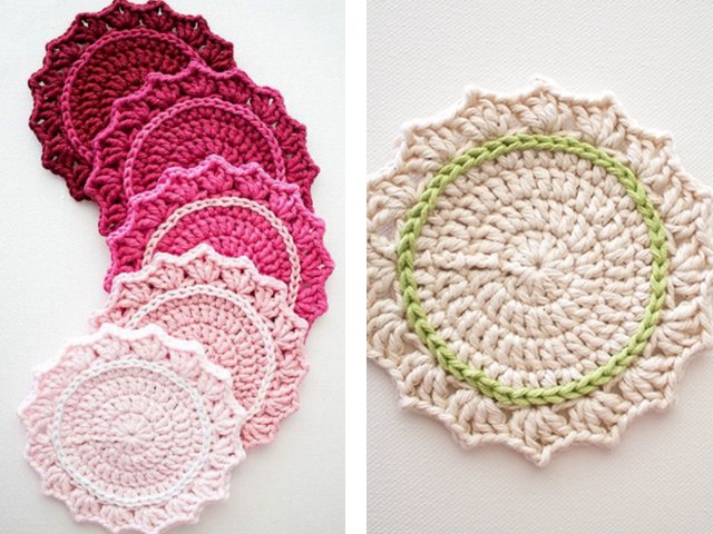 Crocheted napkins