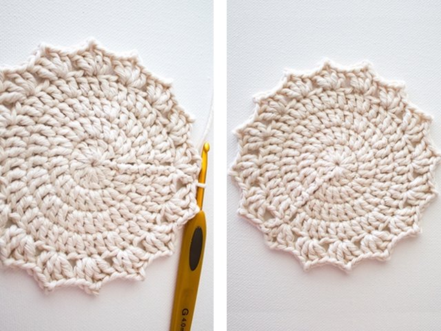 Crocheted napkins