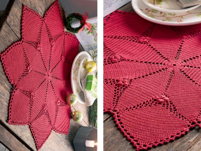 Crocheted napkins