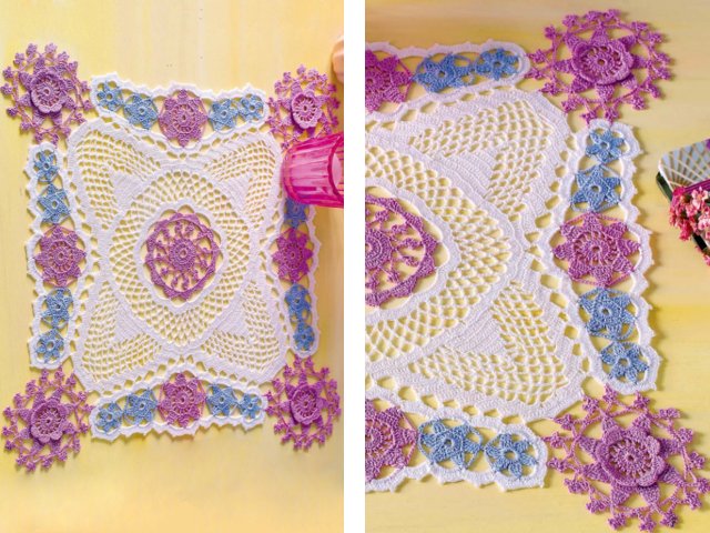 Crocheted napkins