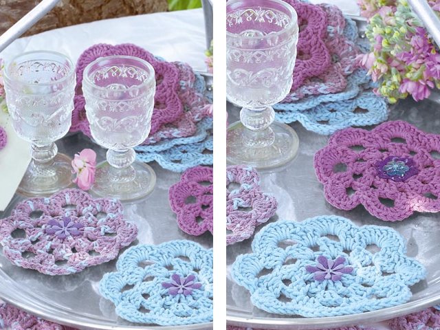 Crocheted napkins