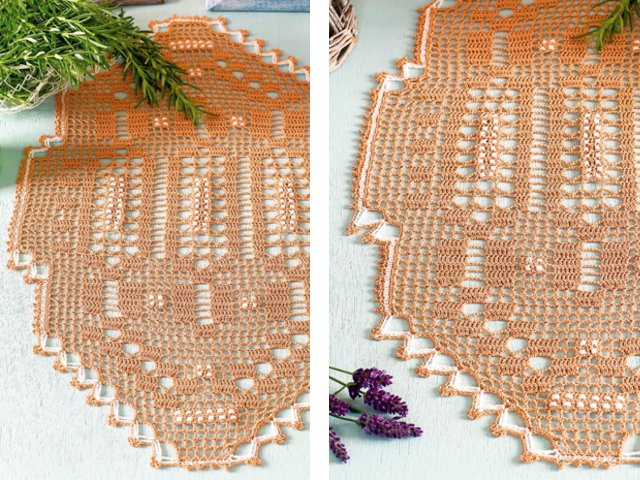 Crocheted napkins