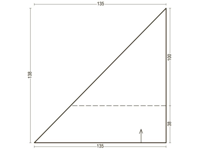 Knitting shawls with knitting needles: diagrams and description