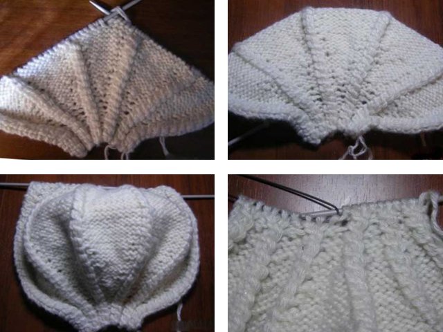 Knitting turban with knitting needles: photo and video tutorials