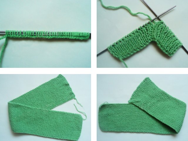 Knitting turban with knitting needles: photo and video tutorials