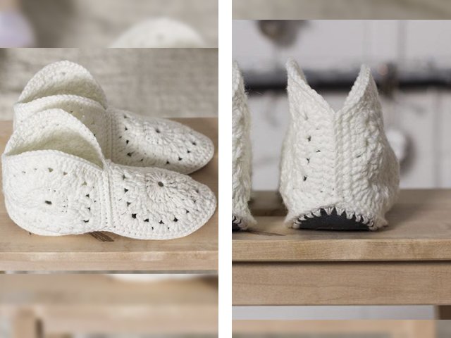 Crochet slippers: photo and video tutorials for beginners