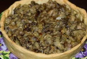 Oyster mushroom pie