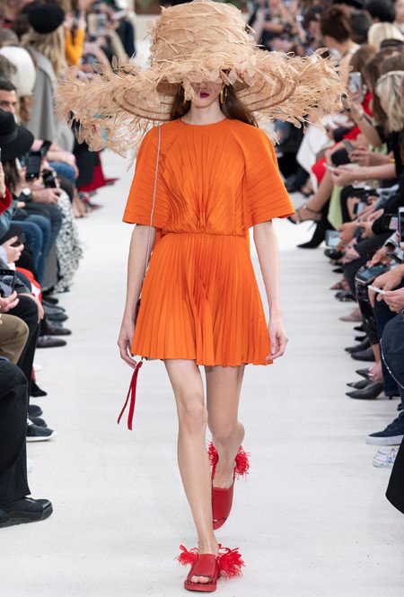 Valentino Pleated Summer Dress