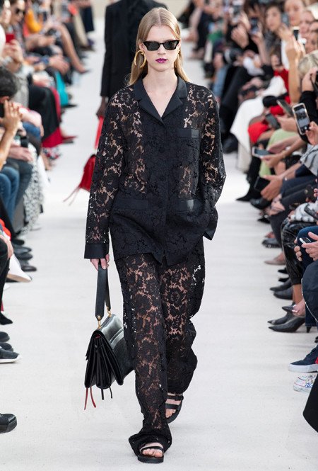 Valentino Lace Pants Suit