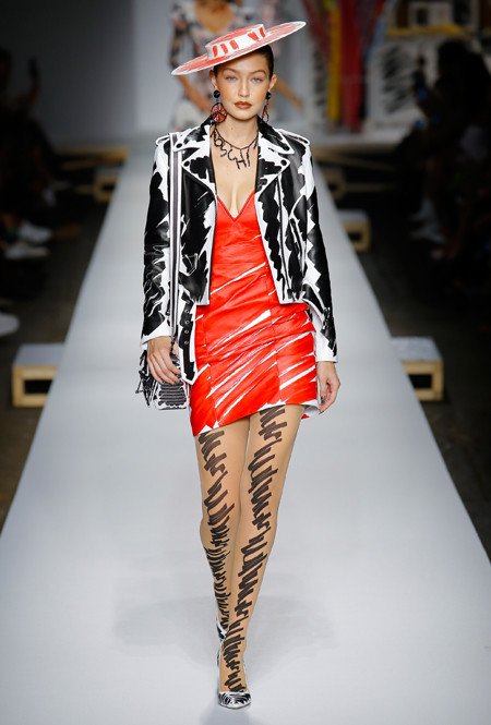 Hand-drawn fashion by Moschino