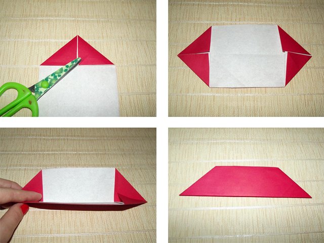 Do-it-yourself boat, sailboat and paper boat