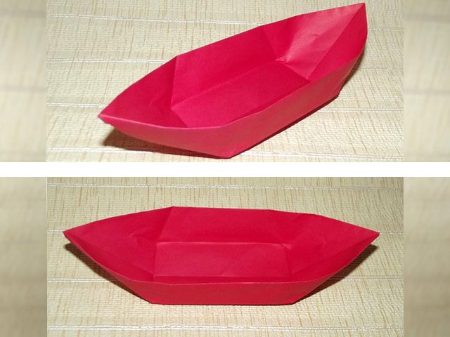 Do-it-yourself boat, sailboat and paper boat