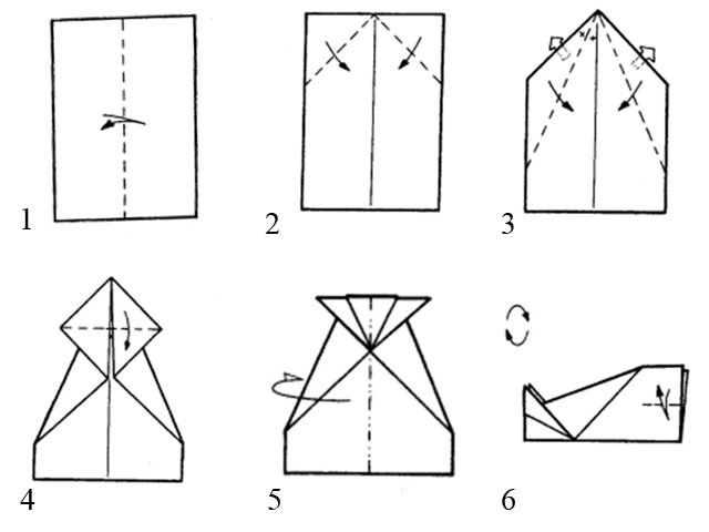 How to make a plane out of paper: instructions, photos, videos