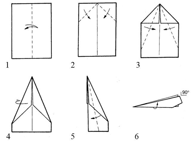 How to make a plane out of paper: instructions, photos, videos