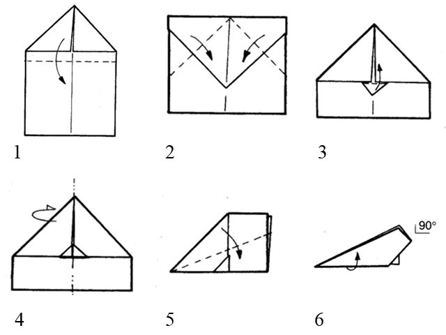 How to make a plane out of paper: instructions, photos, videos