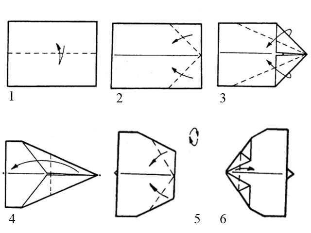 How to make a plane out of paper: instructions, photos, videos