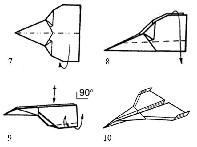 How to make a plane out of paper: instructions, photos, videos