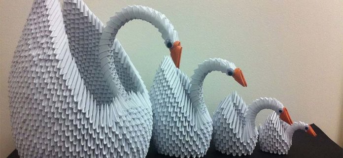 How to make a swan out of paper