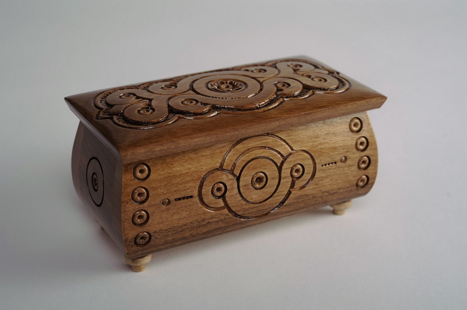 Wealth spell on a wooden casket