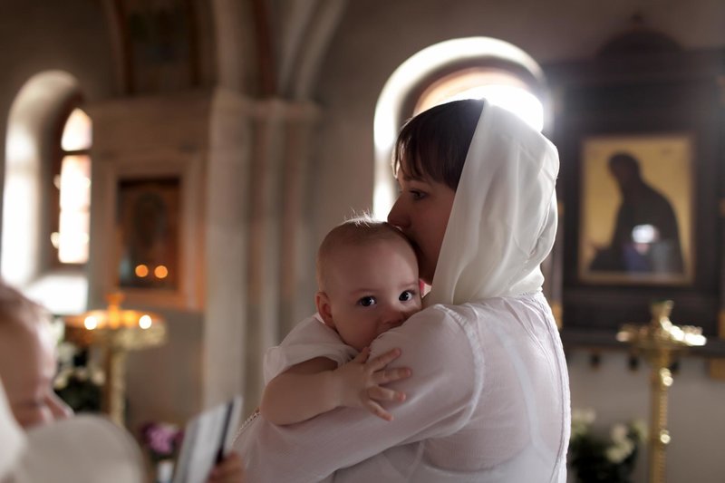 The godmother's prayer for the godson at baptism