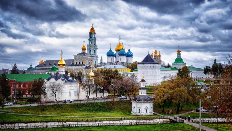 Prayers in the Trinity-Sergius Lavra